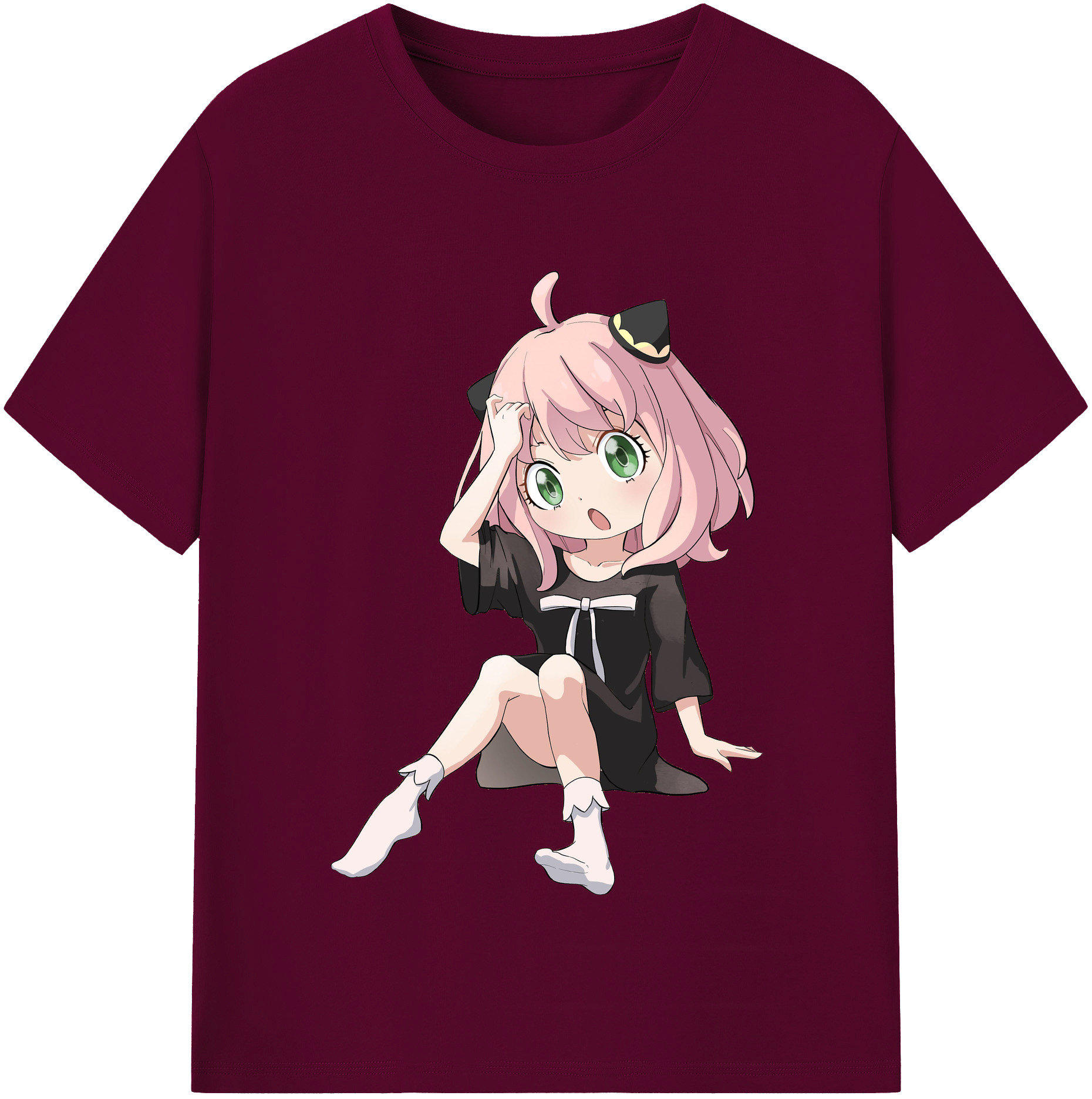 （画像用） SPY×FAMILY间谍家家酒 レディースカジュアルプリントTシャツ（綿100％）